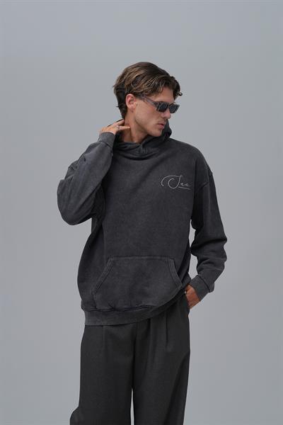 Paradox Oversize Sweatshirt Erkek Siyah