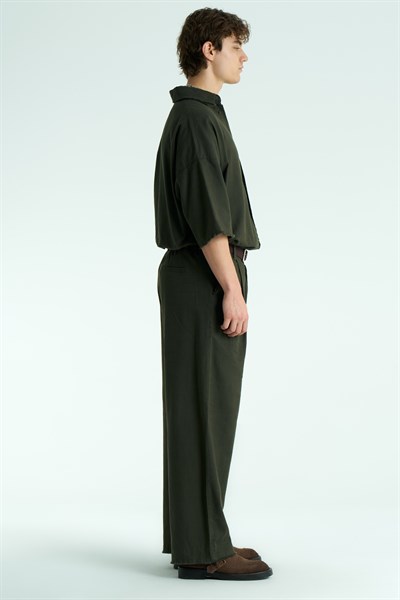 Rawen Oversize Erkek Pantolon Haki