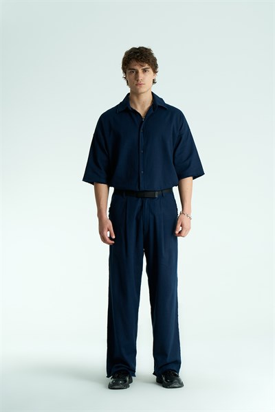 Rawen Oversize Erkek Pantolon Lacivert