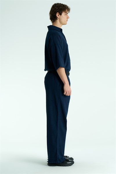 Rawen Oversize Erkek Pantolon Lacivert