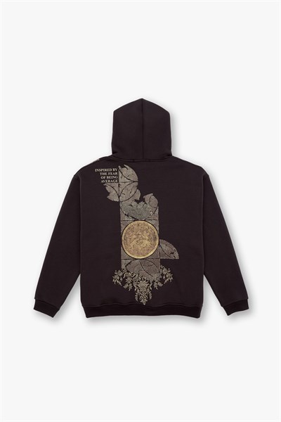 Realistic Oversize Sweatshirt Kadın Kahverengi