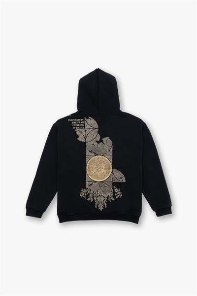 Realistic Oversize Sweatshirt Kadın Siyah
