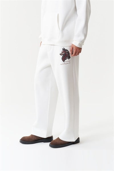 Relentless Instinct Regular Fit Erkek Eşofman Altı Ekru