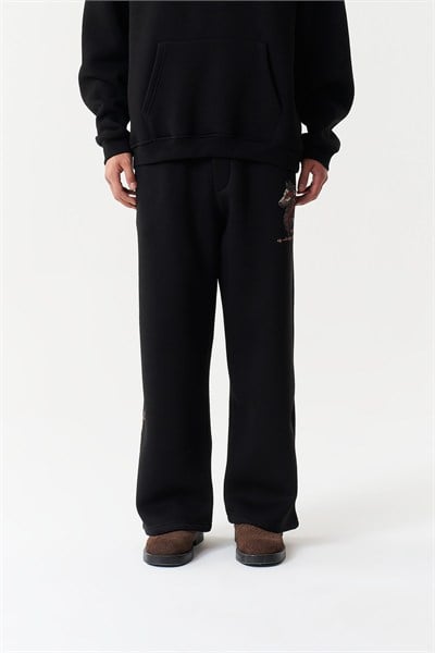 Relentless Instinct Regular Fit Erkek Eşofman Altı Siyah