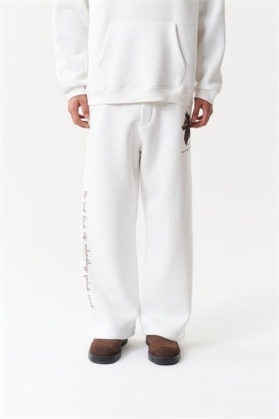Relentless Instinct Regular Fit Erkek Eşofman Altı Ekru