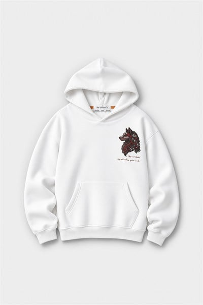 Relentless Instinct Oversize Erkek Sweatshirt Ekru