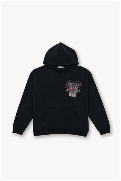 Renewed Flow Oversize Sweatshirt Erkek Siyah