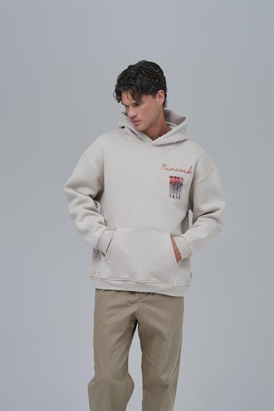 Renewed Flow Oversize Sweatshirt Erkek Stone