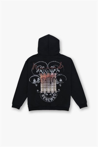 Renewed Flow Oversize Sweatshirt Kadın Siyah