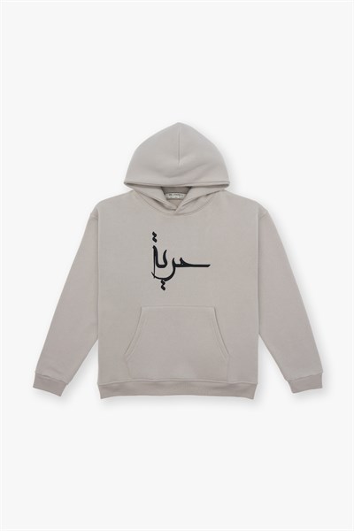Roots & Freedom Oversize Sweatshirt Erkek Stone