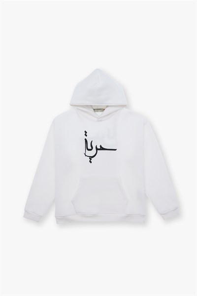 Roots & Freedom Oversize Sweatshirt Erkek Ekru