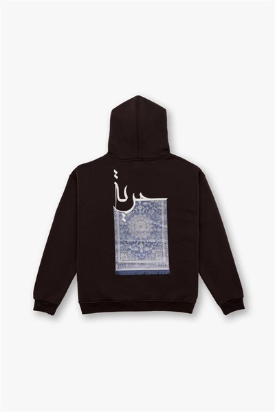 Roots & Freedom Oversize Sweatshirt Kadın Kahverengi