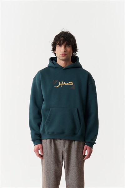 Sabr Heritage Oversize Erkek Sweatshirt Yeşil