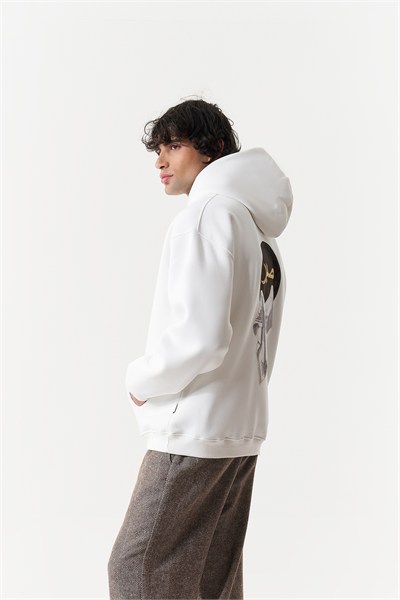 Sabr Heritage Oversize Erkek Sweatshirt Ekru