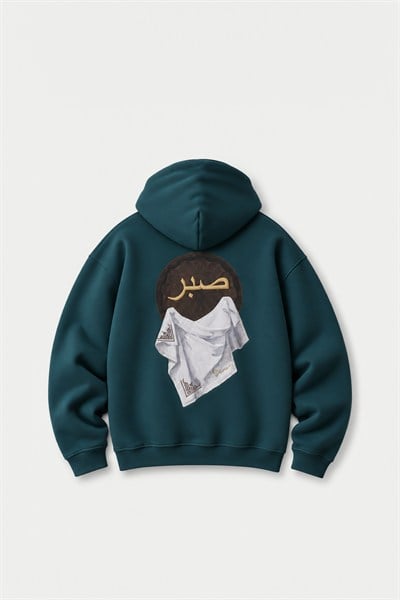 Sabr Heritage Oversize Erkek Sweatshirt Yeşil