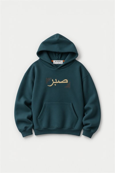 Sabr Heritage Oversize Erkek Sweatshirt Yeşil