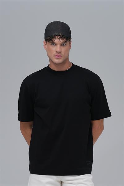 SAW Club Basic Regular Fit Tişört Erkek Siyah