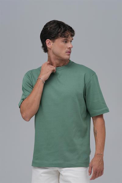 SAW Club Basic Regular Fit Tişört Erkek Yeşil