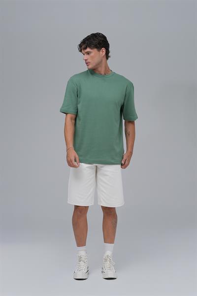 SAW Club Basic Regular Fit Tişört Erkek Yeşil