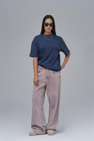 SAW Club Basic Regular Fit Tişört Kadın Lacivert