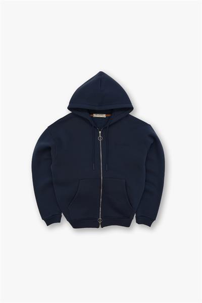 SAW Club Fermuarlı Sweatshirt Erkek İndigo