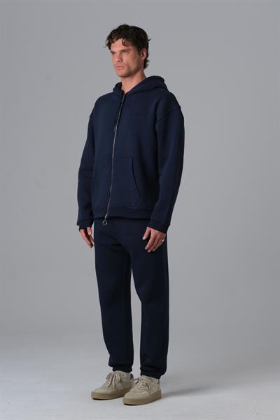 SAW Club Fermuarlı Sweatshirt Erkek İndigo