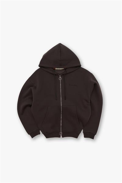 SAW Club Fermuarlı Sweatshirt Erkek Kahverengi