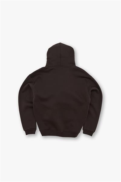 SAW Club Fermuarlı Sweatshirt Erkek Kahverengi