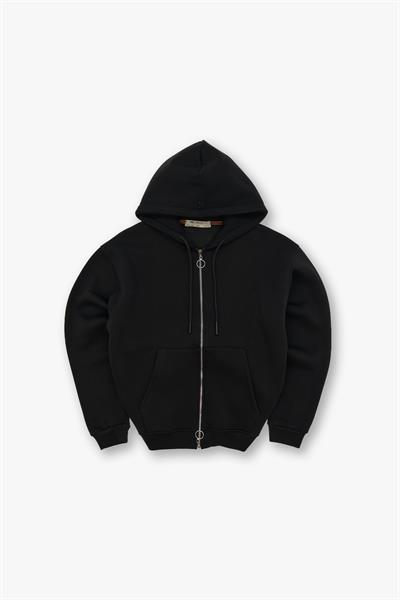 SAW Club Fermuarlı Sweatshirt Erkek Siyah