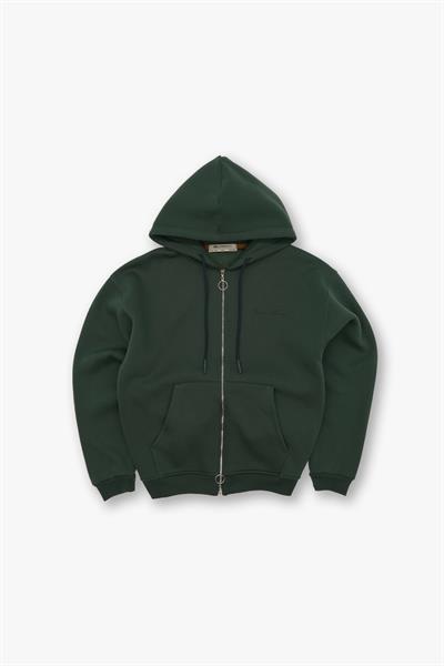 SAW Club Fermuarlı Sweatshirt Erkek Yeşil
