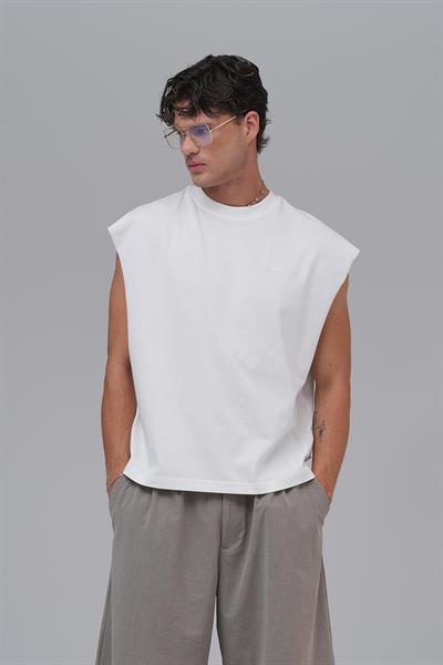 SAW Club Oversize Atlet Erkek Ekru