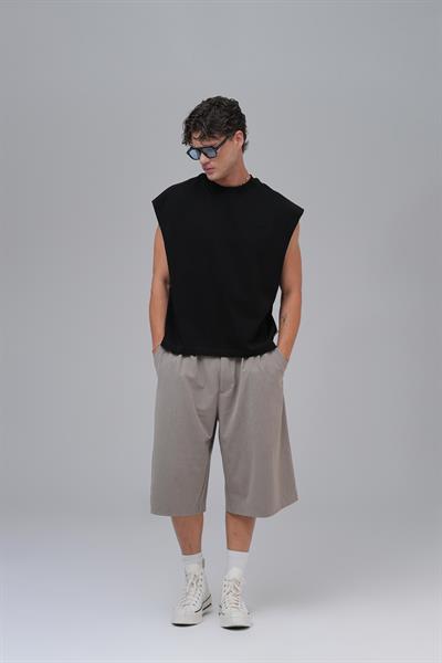 SAW Club Oversize Atlet Erkek Siyah