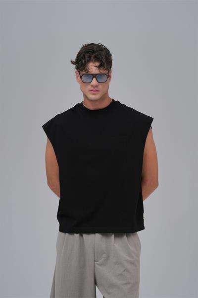 SAW Club Oversize Atlet Erkek Siyah