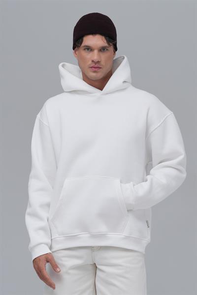 SAW Club Oversize Sweatshirt Erkek Ekru