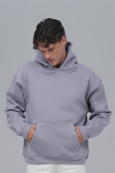 SAW Club Oversize Sweatshirt Erkek Gri
