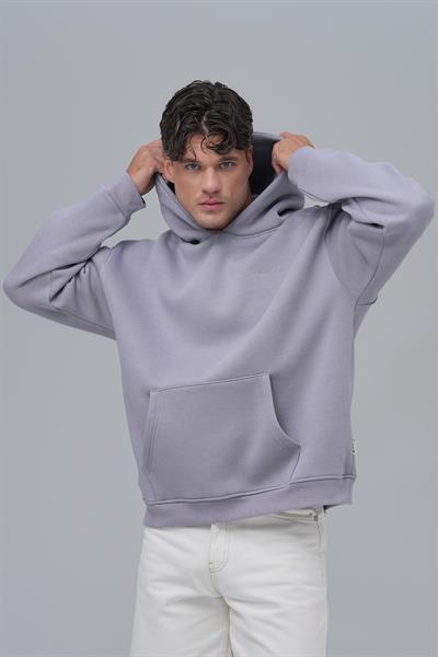 SAW Club Oversize Sweatshirt Erkek Gri