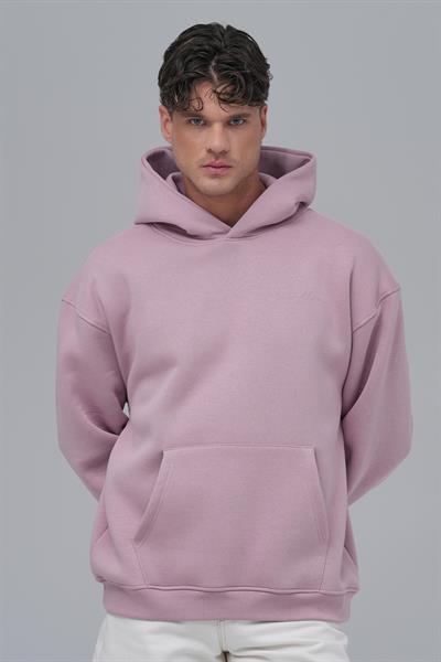 SAW Club Oversize Sweatshirt Erkek Pembe