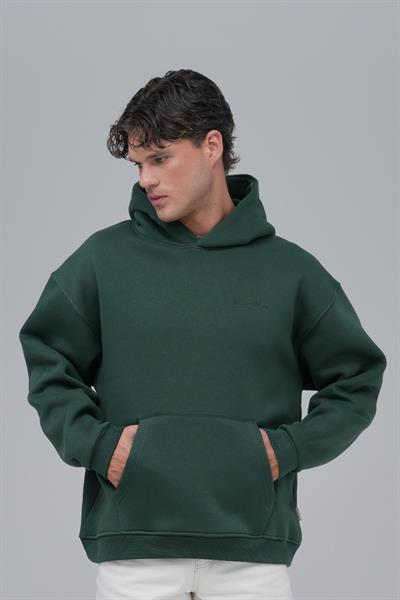 SAW Club Oversize Sweatshirt Erkek Yeşil