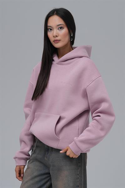 SAW Club Oversize Sweatshirt Kadın Pembe