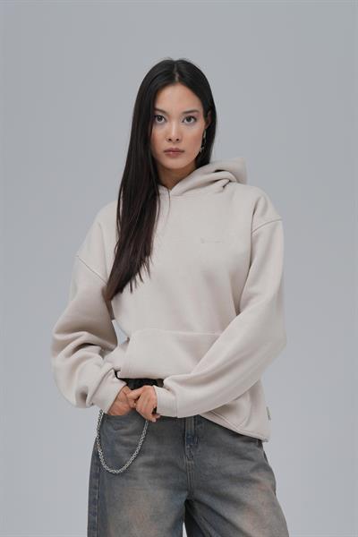 SAW Club Oversize Sweatshirt Kadın Stone