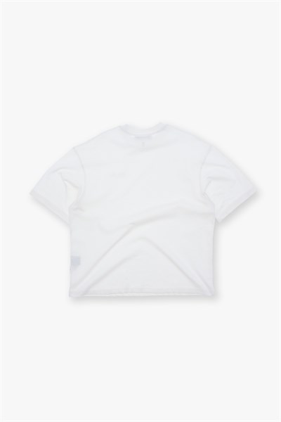 SAW Club Super Oversized Basic Tişört Erkek Ekru