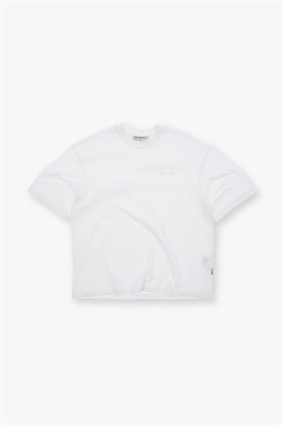 SAW Club Super Oversized Basic Tişört Erkek Ekru