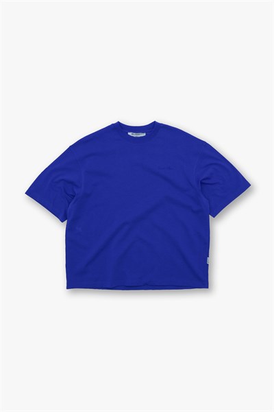 SAW Club Super Oversized Basic Tişört Erkek Royal Blue