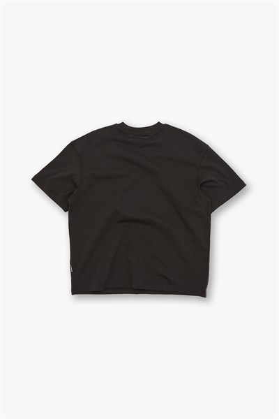 SAW Club Super Oversized Basic Tişört Erkek Kahverengi