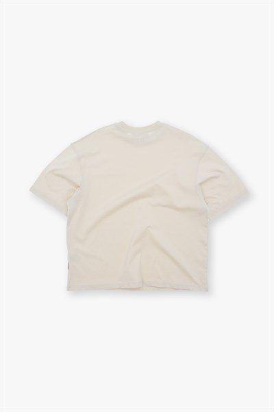 SAW Club Super Oversized Basic Tişört Erkek Stone
