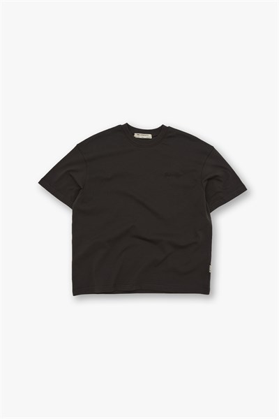 SAW Club Super Oversized Basic Tişört Erkek Kahverengi