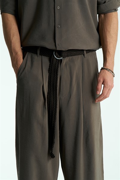 Sorell Relaxed Fit Erkek Pantolon Açık Kahverengi