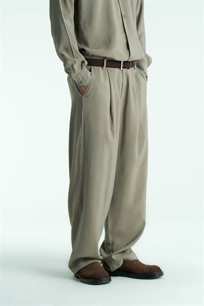 Sorell Relaxed Fit Erkek Pantolon Haki