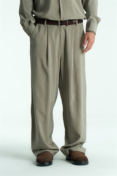 Sorell Relaxed Fit Erkek Pantolon Haki