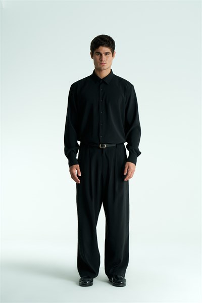 Sorell Relaxed Fit Erkek Pantolon Siyah